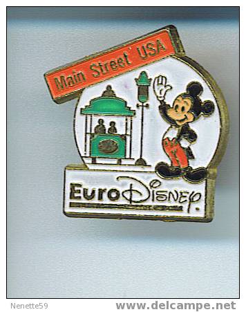 Pin´s Euro Disney Main Steet U.S.A - Disney