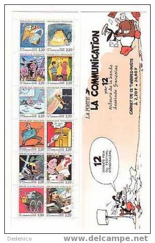 CARNET NON PLIE NEUF  : LA COMMUNICATION PAR LA BD - Commemoratives