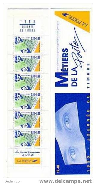 CARNET NON PLIE NEUF  :  JOURNEE DU TIMBRE 1990 - Stamp Day