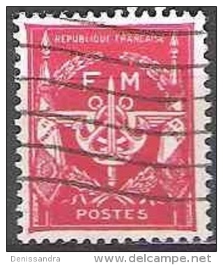France 1946 Michel Franchise Militaire 12 O Cote (2015) 0.50 Euro Armoirie - Military Postage Stamps