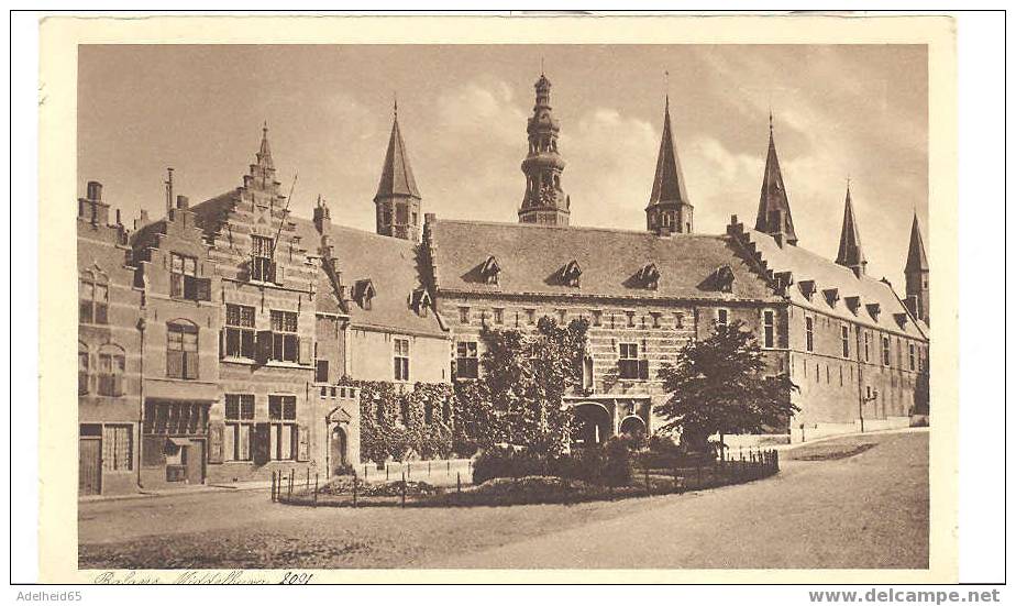 Av/Lot 3 PK, CPA, Abdij, Abbaye Middelburg, Uitg. F. B. Den Boer - Middelburg