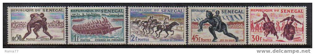 D1428 - SENEGAL ,  N. 205/209  *** - Dance