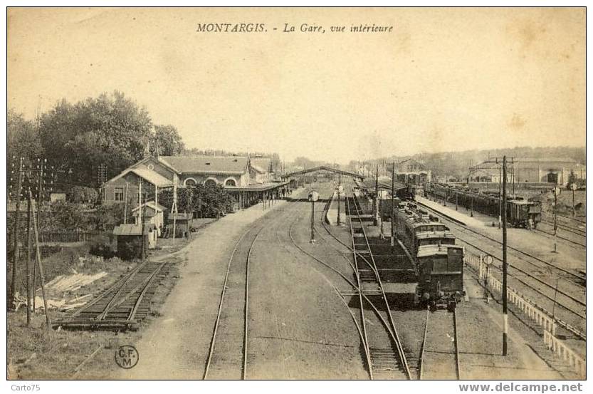 MONTARGIS 45 - La Gare - TRAINS - Stazioni Con Treni