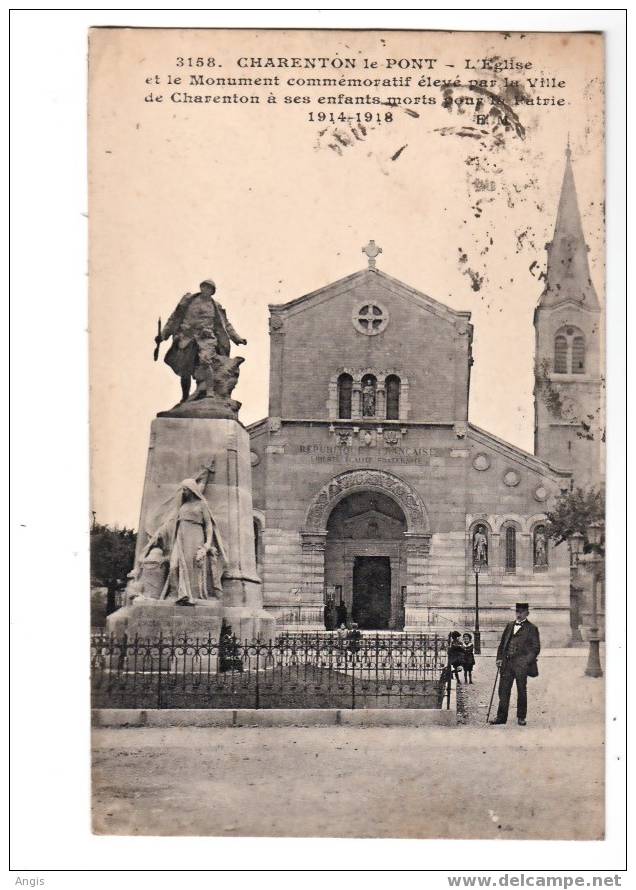 CPA---94----Charenton Le Pont----EGLISE---MONUMENT - Charenton Le Pont