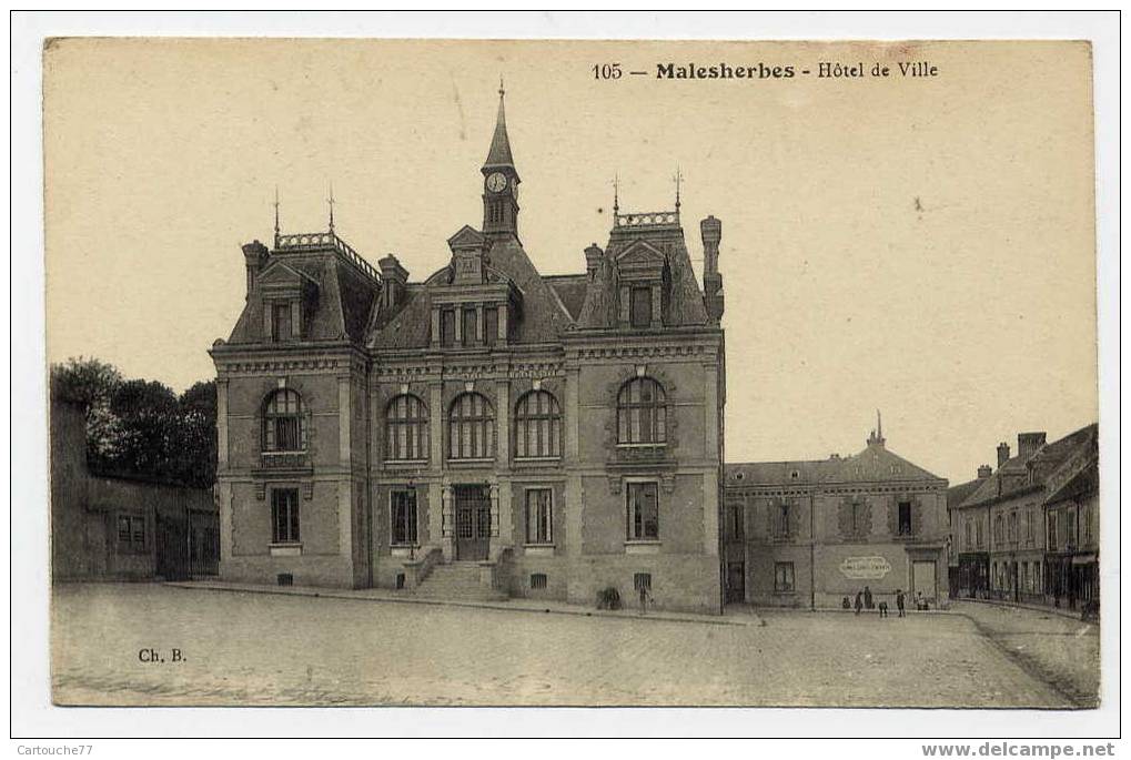J2 - MALESHERBES - Hôtel De Ville - Malesherbes