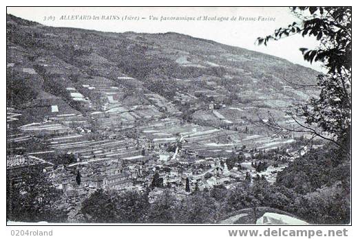 Allevard Les Bains - Vue Panoramique Et Montagne De Brame Farine - Beaurepaire