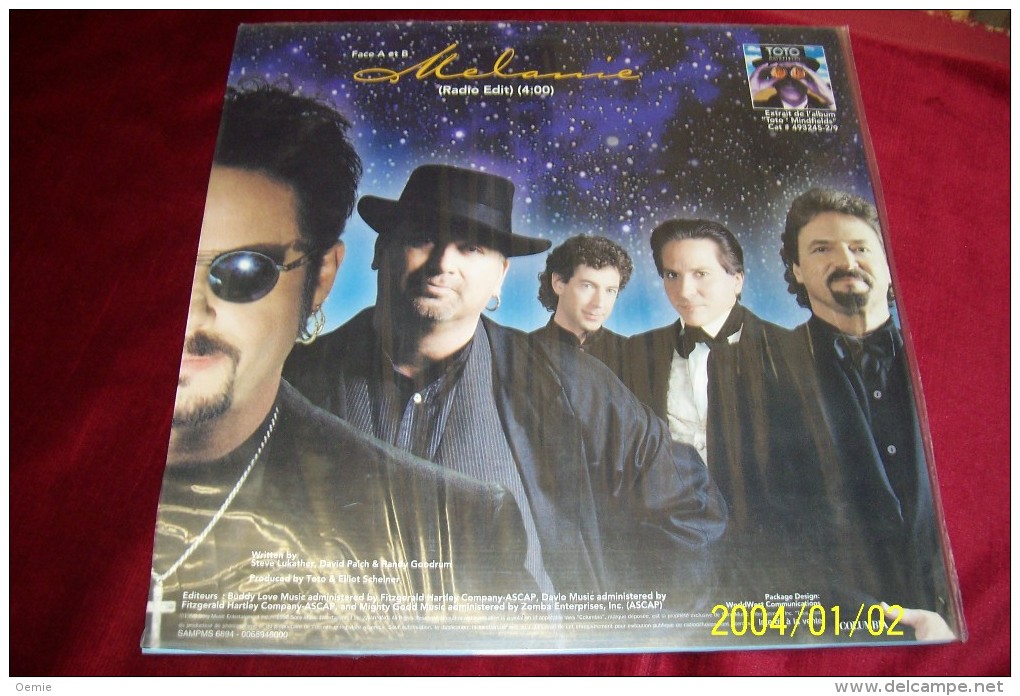 TOTO °  MELANIE   °°   PROMO - 45 T - Maxi-Single