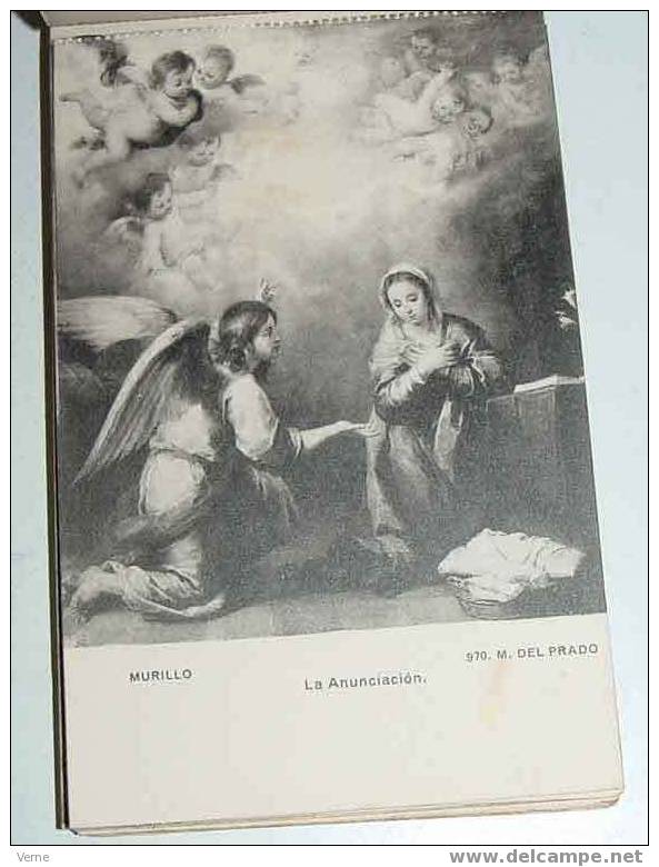 ANTIGUO CUADERNILLO DE 24 TARJETAS DE CUADROS DE MURILLO - MUSEO DEL PRADO -  NO CIRCULADAS - ED. FOT. LACOSTE. - Otros & Sin Clasificación