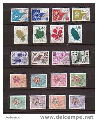 PREO  : 20  TIMBRES NEUFS SANS CHARNIERES  ( LOT.1 ) - 1964-1988