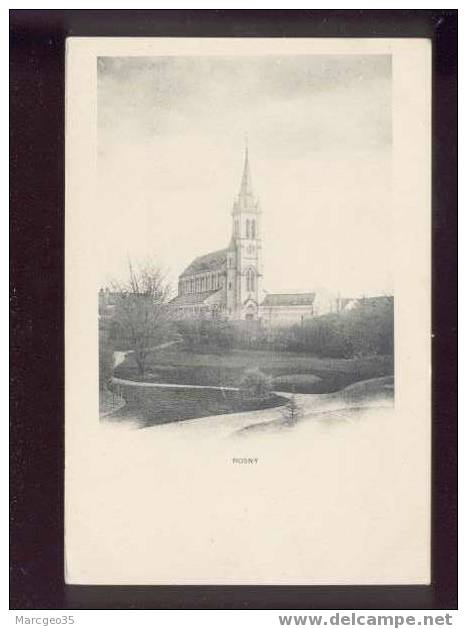 008883 Rosny édit.breger Belle Carte Précurseur L'église - Rosny Sous Bois