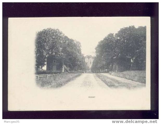 008885 Rosny édit.breger Belle Carte Précurseur Grille Du Château - Rosny Sous Bois