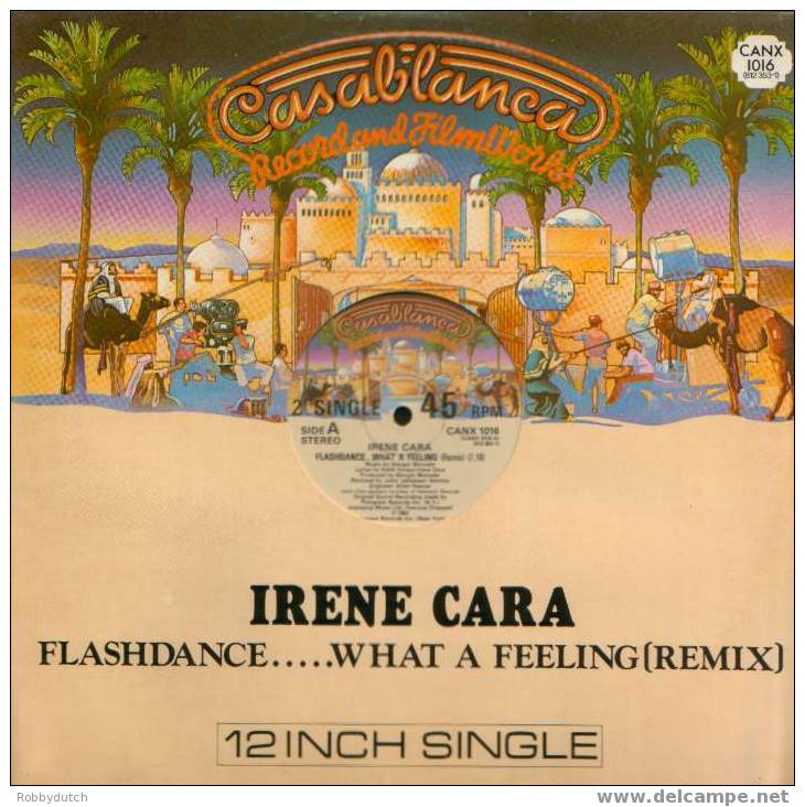 * 12" * IRENE CARA - FLASHDANCE...WHAT A FEELING (remix) - 45 Rpm - Maxi-Single