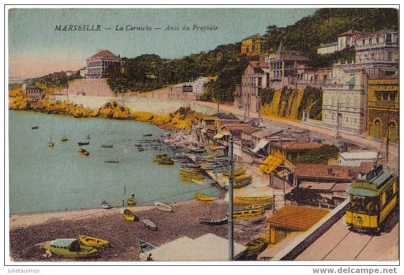 Marseille La Corniche Anse Du Prophète Cpa Bon état - Endoume, Roucas, Corniche, Beaches