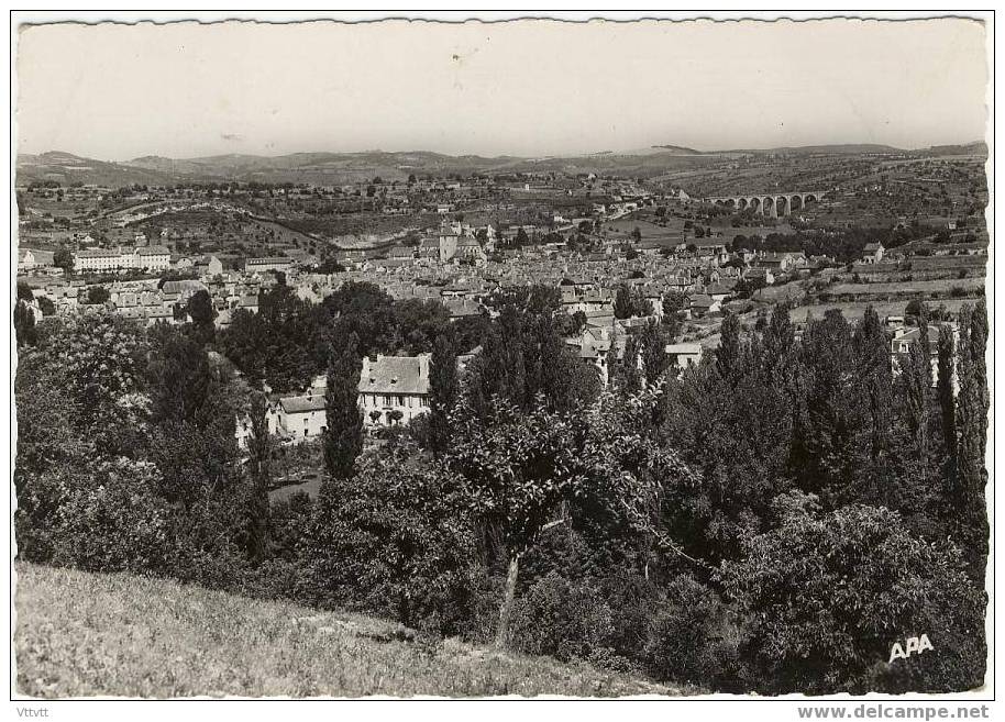 Marvejols : Vue Générale (circulée) Dentelée - Marvejols