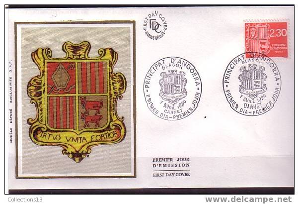 ANDORRE - 387 Sur Enveloppe 1er Jour - FDC