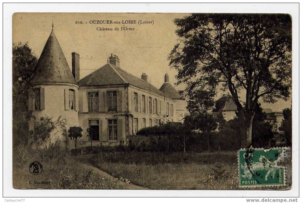 J3 - OUZOUER-sur-LOIRE - Château De L'ORME (1913) - Ouzouer Sur Loire