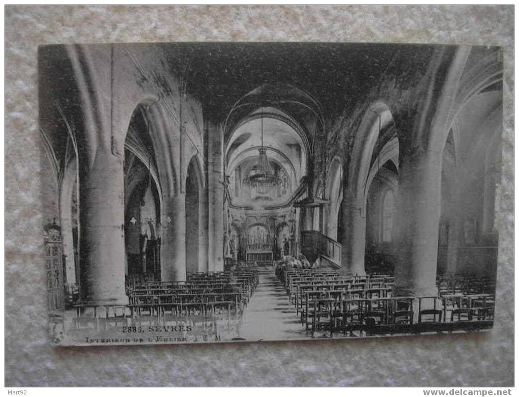 92 SEVRES  EGLISE INTERIEUR - Sevres