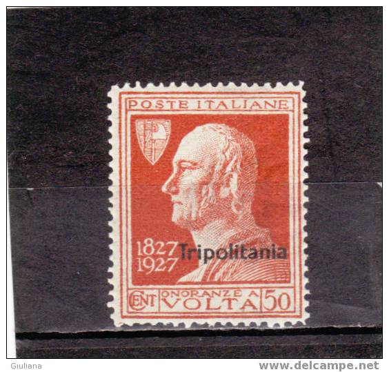 Italia Colonie - Tripolitania N. 44**  (Sassone) 1927 Volta - Tripolitania