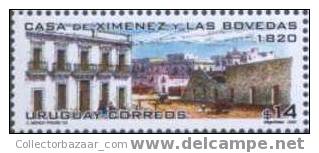 URUGUAY 2003 STAMP MNH TOPIC Port Ancient Lofts Barrios Històricos Ciudad Vieja.Casa Ximènez.Las Bòvedas - Other & Unclassified