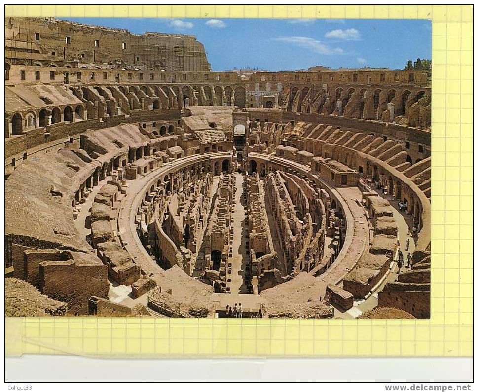 Italie - Roma - Colosseo, Interno - Le Colisée, Intérieur - CPM Non Voyagé - Ed ?? N° 178/370 - Colisée