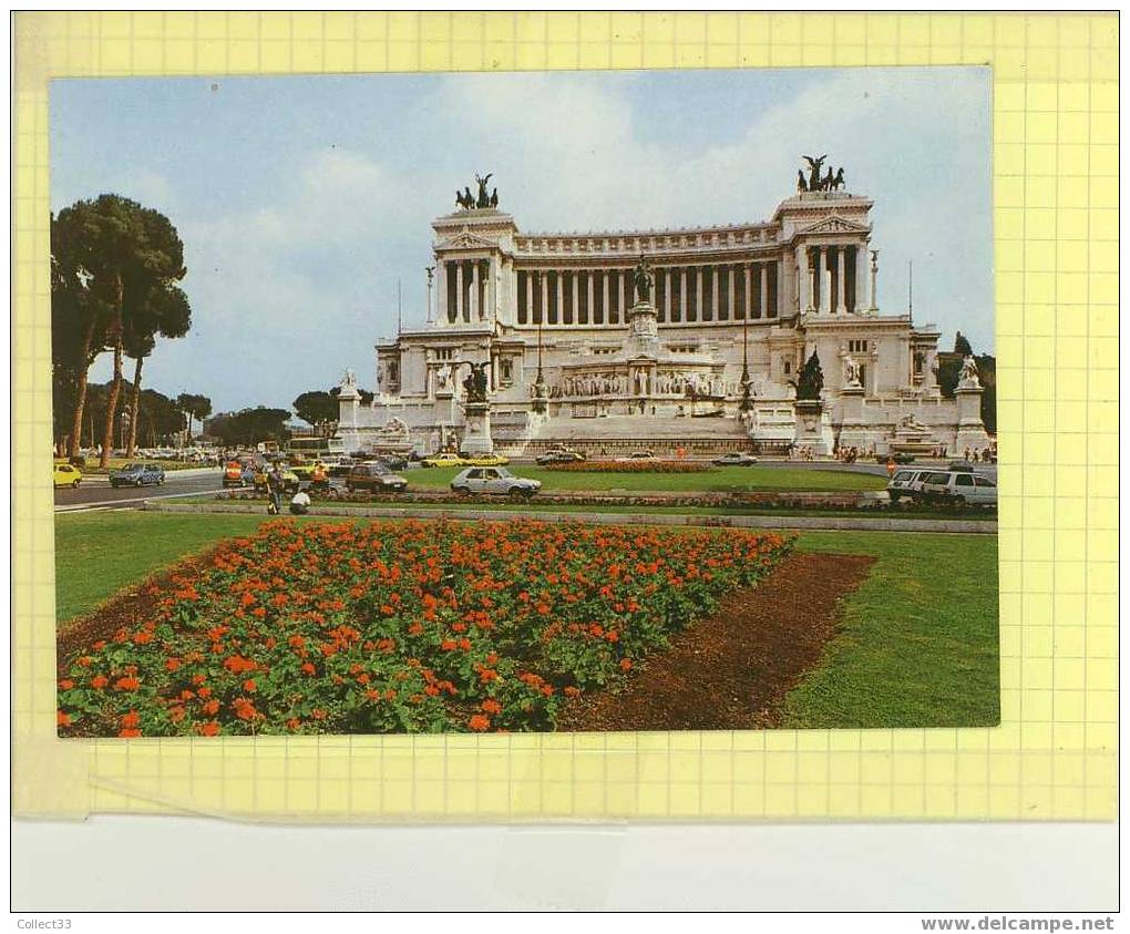 Italie - Roma - Altare Della Patria - Autel De La Patrie, Animée, Voitures - CPM Non Voyagé - Ed ?? N° 358/605 - Altare Della Patria