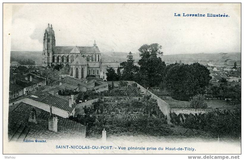 SAINT-NICOLAS-du-PORT   -   Vue Générale Prise Du Haut-de-Tibly    N/B. (La Lorraine Illustrée) - Saint Nicolas De Port