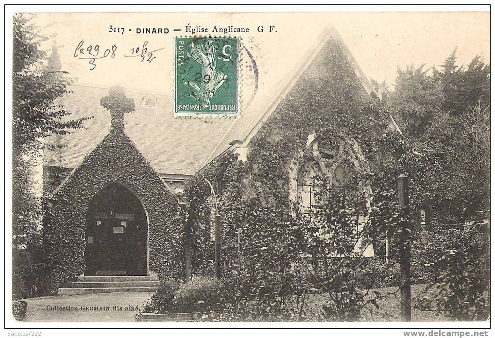 DINARD  EGLISE ANGLICANE - - Andere & Zonder Classificatie