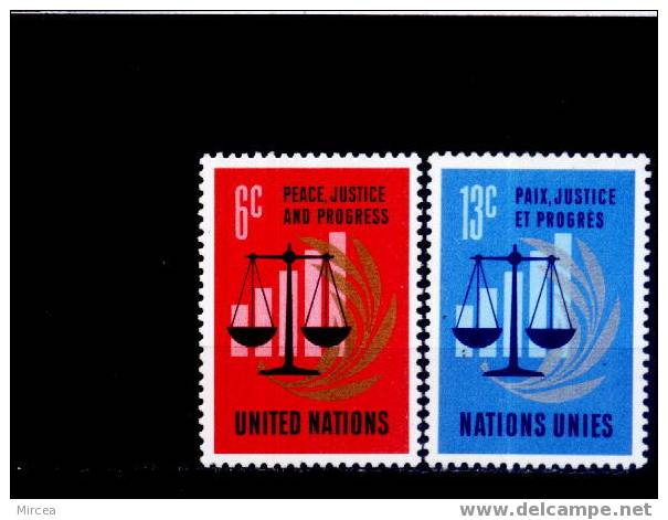 Nations Unies - Yv.no.206/7 Neufs** - Andere & Zonder Classificatie