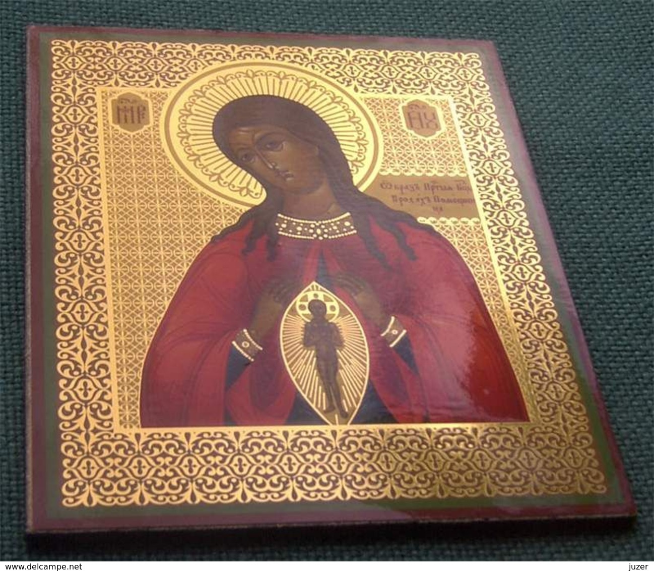 Russian Icon: Mother Of God "Succour In Travail" - Religion &  Esoterik