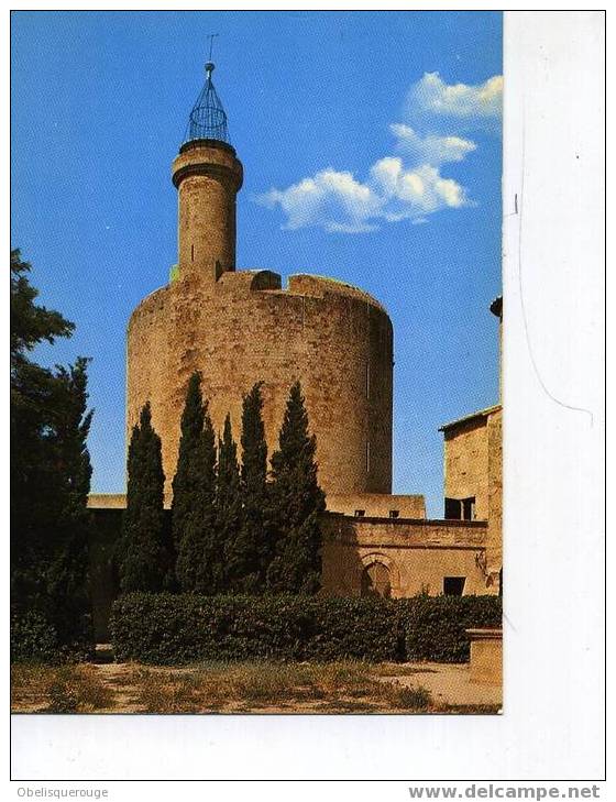 39 AIGUES MORTES TOUR DE CONSTANCE BATIE PAR ST LOUIS  ANNEES 70/80 - Aigues-Mortes