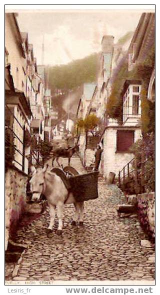 CPA - LOVELLY HIGH STREET - PUBLISHED BY G. S. REILLY - THE ART STORE - CLOVELLY - ANIMEE - ANES - Clovelly