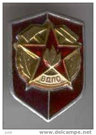 Russian Pin: Voluntary Fire-Brigade (USSR) - Firemen