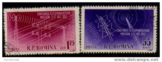 ROMANIA  Scott   #  1207-8  VF USED - Oblitérés