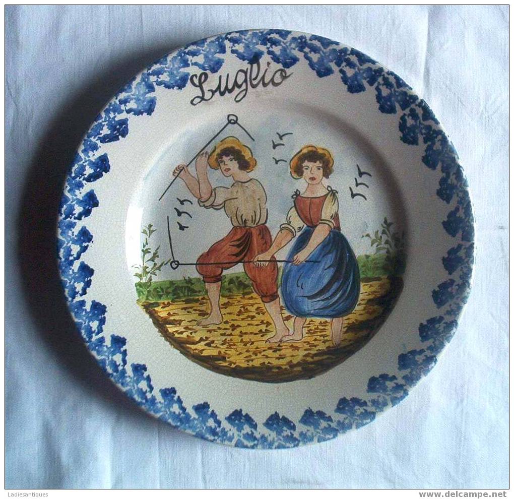 BASSANO - Assiette - Wall Plate - Bord - AS 1359 - Bassano (ITA)