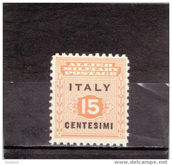 Italia - Occ. 2^ Guerra - Occ:Anglo-Americana: Sicilia N. 1** 1943 - Occup. Anglo-americana: Sicilia