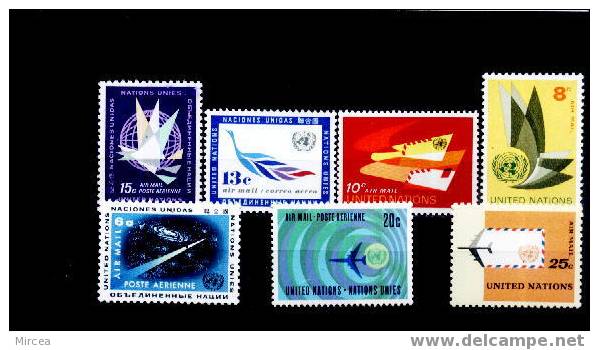 Nations Unies Yv.no.PA 8/14 Neufs** - Luftpost