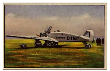 Garbaty Zigarettenbilder Flugzeug Junkers  Ju  W  33  L - Other & Unclassified