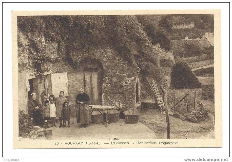 20 - Vouvray -  L'Echeneau  -  Habitations Troglodytes - Vouvray