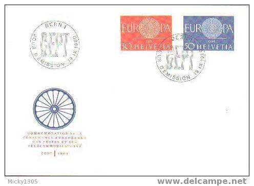 Schweiz / Switzerland FDC 19.9.1960 (L161) - 1960