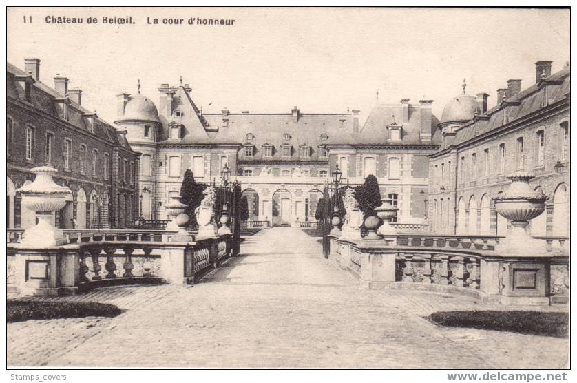 BELGIUM USED POST CARD 1911 BELOEIL LE CHATEAU - Belöil