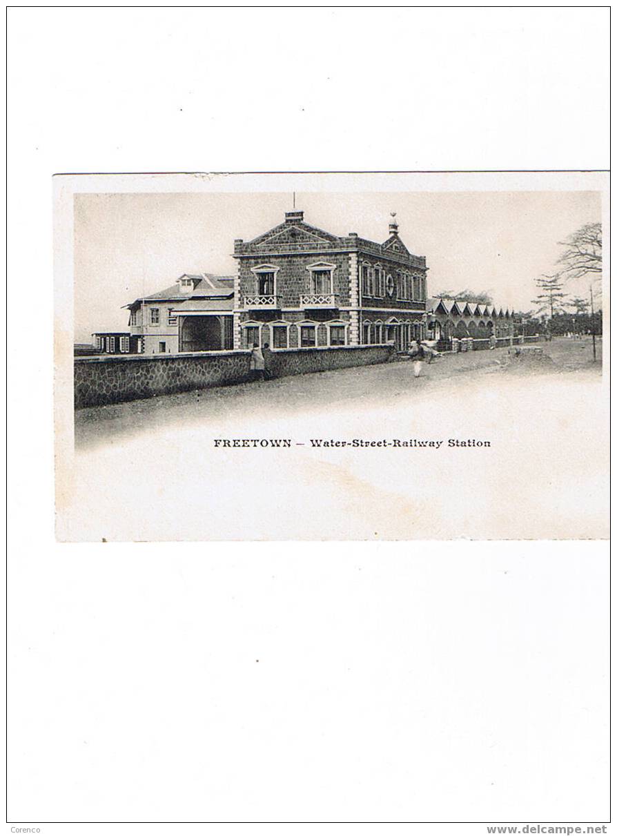 FREETOWN    C 22  Railway Station  Non écrite Dos Non Séparé 1904 - Sierra Leona
