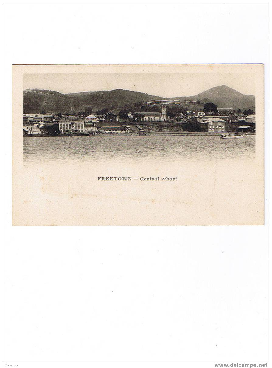 FREETOWN    C 27   Central Wharf   Non écrite Dos Non Séparé 1904 - Sierra Leona