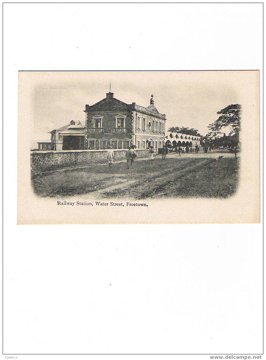 FREETOWN    C 32  Railway Station  Non écrite Dos Non Séparé 1904 - Sierra Leona