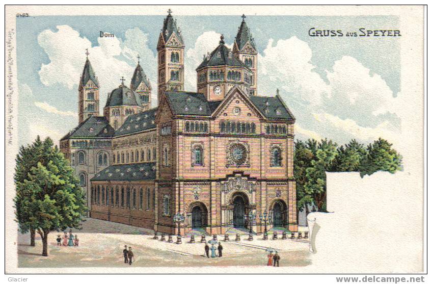 Gruss Aus SPEYER - Verlag & Druck Kunstanshalt Rosenblatt,Frankfurt A/M - N° 6483 - Speyer