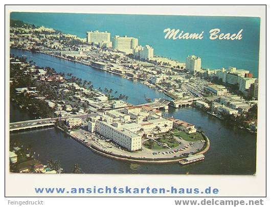 D 3550 - Miami Beach. Norh Beach Section (aerial View) - CAk, Gelaufen - Miami Beach