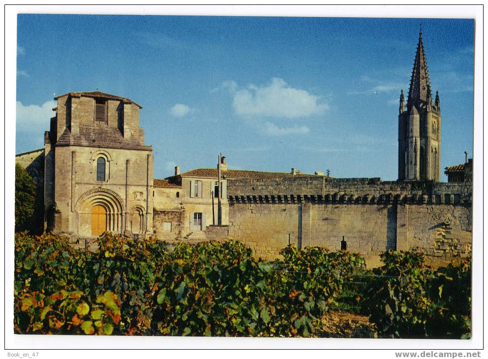{19782} 33 Gironde  Saint Emilion , Portail Ouest De L' Eglise Collégiale , Le Clocher De L' Eglise Monolithe - Saint-Emilion