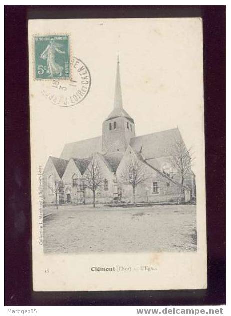 008959 Clémont L'église édit.marchand N°35 Belle Carte - Clémont