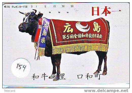 VACHE KUH COW KOE VACA MUCCA Telecarte (154) - Vacas