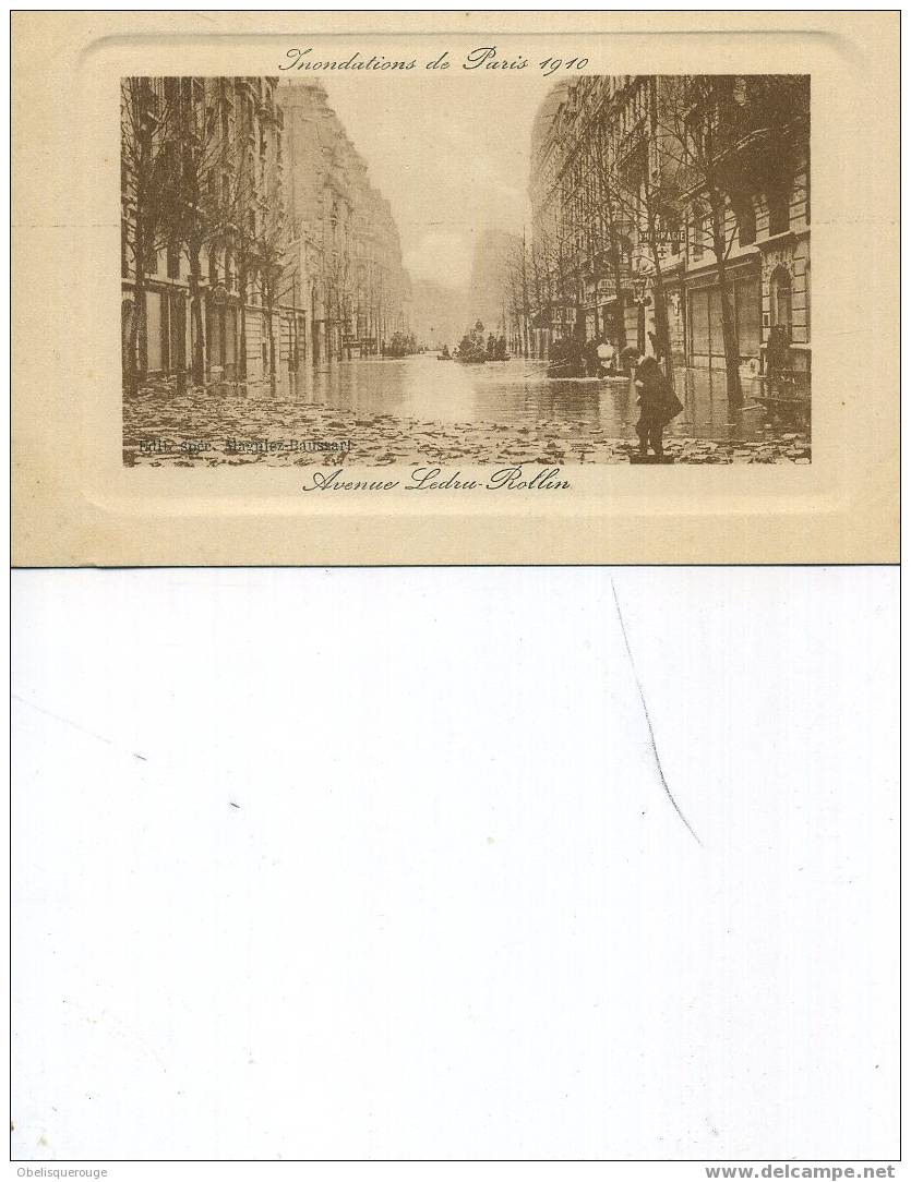 AVENUE LEDRU ROLLIN EN 1910  ANIMATION - Arrondissement: 11
