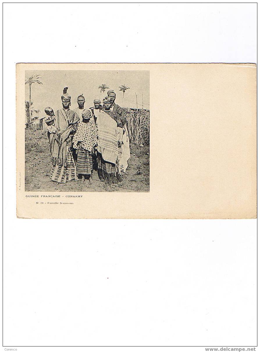CONAKRY  Famille Sousous - Guinée Française